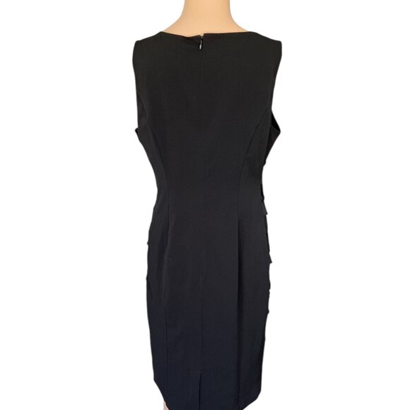 Liz Claiborne Black Layered Size 4 Mini Dress NWT - Picture 3 of 8